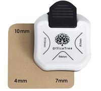 OfficeTree Perforadora redondeada de esquinas 3 en 1 para papel, perforadora de esquinas de 3 vías, para fotos, redondeador de esquinas para papel sólido, tarjetas de invitación, tarjetas de regalo
