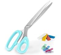 OfficeTree Tijeras Costura Profesional - incluido 20x Clips para Tela 4x Tiza de Sastre - Tijeras de Costura - Tijeras de Tela - Sewing Scissors - Tijeras Tela - Tijeras Modista Profesional