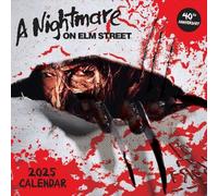 Official A Nightmare On Elm Street Movie Square Calendar 2025