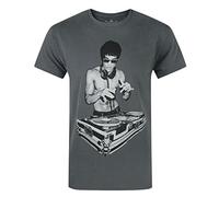 Official Avengers Age Of Ultron Tony Stark Bruce Lee DJ Men's T-Shirt By BNA78 (XL)