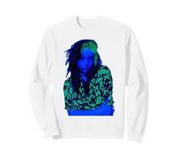 Official Billie Eilish Neon Portrait Progressive Indie-Pop Sudadera
