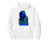 Official Billie Eilish Neon Portrait Progressive Indie-Pop Sudadera con Capucha