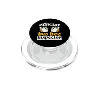 Official Boo Bee Inspector Halloween Humor Funny Ghost PopSockets PopGrip para MagSafe