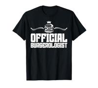 Official Burgerologist Funny Food Scientist Design Camiseta