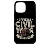 Official Civil War Enthusiast Guerra Civil Americana EE.UU. Carcasa para iPhone 13 Pro MAX