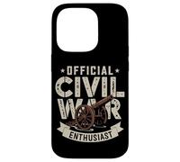 Official Civil War Enthusiast Guerra Civil Americana EE.UU. Carcasa para iPhone 14 Pro