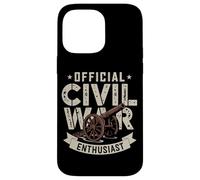 Official Civil War Enthusiast Guerra Civil Americana EE.UU. Carcasa para iPhone 14 Pro MAX