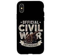 Official Civil War Enthusiast Guerra Civil Americana EE.UU. Carcasa para iPhone X/XS