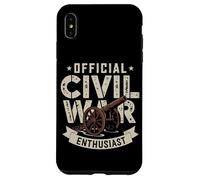 Official Civil War Enthusiast Guerra Civil Americana EE.UU. Carcasa para iPhone XS MAX