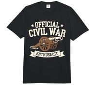 Official Civil War Enthusiast Guerra Civil Americana EE.UU. Comfort Colors Adult Heavyweight T-Shirt