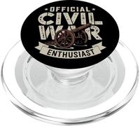Official Civil War Enthusiast Guerra Civil Americana EE.UU. PopSockets PopGrip para MagSafe