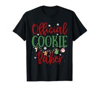 Official Cookie Baker Funny Christmas Family Matching Camiseta