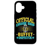 Official Cruise Ship Buffet Inspector - Cruising Cruise Chef Carcasa para iPhone 16
