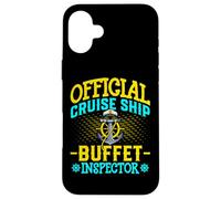 Official Cruise Ship Buffet Inspector - Cruising Cruise Chef Carcasa para iPhone 16 Plus