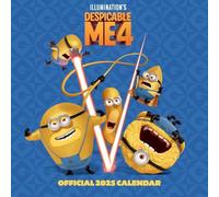 Official Despicable Me 4 Movie Square Calendar 2025