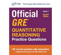 Official GRE Quantitative Reasoning Practice Questions, Second Edition, Volume 1 (TEST PREP)