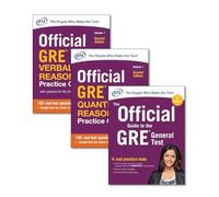 Official GRE super power pack: The official guide to GRE. General test-Official GRE quantitative reasoning. Practice questions-Official GRE verbal ... questions (Economia e discipline aziendali)