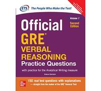 OFFICIAL GRE® VERBAL REASONING PRACTICE QUESTIONS,2ED [Paperback] [Jan 01, 2017] ETS