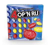 Juegos oficiales de Hasbro, juego 4 en una fila (edición 2025) | Almacenamiento todo en uno, maleta, rastreador de puntuación | Edad 6+ | 2 jugadores | Juegos familiares para niños - Versión holandesa