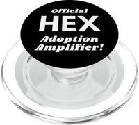 Official Hex Adoption Amplifier - Blockchain Crypto CD - Hex PopSockets PopGrip para MagSafe