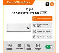 Official | Mijia Air Conditioner Pro Eco 3.5 kW| AC split de pared con inverter| A+++|Ahorro con IA|Enfriador y calefactor doméstico|Control inteligente doméstico WIFI|Ventilador silencioso|Brisa de