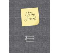 Official Notary Journal: Black Notary Public Records Book To Record Notarial Acts. 200 Entries Notary Log Book