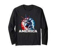 Official Patriotic "America" Men and Women's Manga Larga