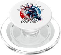 Official Patriotic "America" Men and Women's PopSockets PopGrip para MagSafe