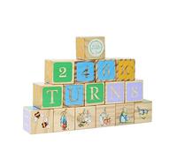 Official Peter Rabbit Wooden Building Blocks - Early Development Activity Toys for Toddlers - Beatrix Potter Stacking Bricks by Rainbow Designs