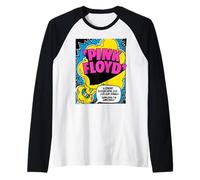 Official Pink Floyd Pop Art Poster V1 Camiseta Manga Raglan