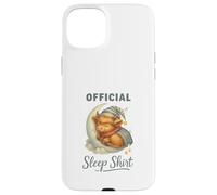 Official Sleep Squad Cute Highland Cow On Moon Carcasa para iPhone 15 Plus