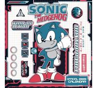 Official Sonic The Hedgehog Square Calendar 2025