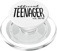 Official Teenager EST. 2013 13 Girls Boys, cumpleaños número 13 PopSockets PopGrip para MagSafe