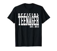Official Teenager EST. 2013, 13 niñas niños, 13 cumpleaños Camiseta