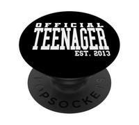 Official Teenager EST. 2013, 13 niñas niños, 13 cumpleaños PopSockets PopGrip Adhesivo