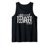 Official Teenager EST. 2013, 13 niñas y niños 13 cumpleaños Camiseta sin Mangas