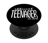 Official Teenager EST. 2013, 13 niñas y niños 13 cumpleaños PopSockets PopGrip Adhesivo