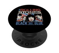 Official The Rolling Stones Negro Y Azul PopSockets PopGrip Adhesivo