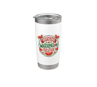 Official Watermelon Tester Funny Watermelon Lover Summer Vaso térmico de acero inoxidable de doble pared