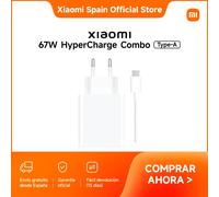 Official | Xiaomi 67W HyperCharge Combo (Type-A) Blanco