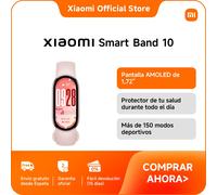 XIAOMI Smart Band 10, Pulsera Inteligente, 21 días, Rosa