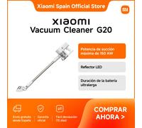 Xiaomi G20 aspiradora de mano Beige, Blanco Sin bolsa