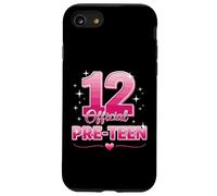 Officially 12 Year Old Birthday Celebration Funny Youth Kid Carcasa para iPhone SE (2020) / 7 / 8