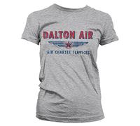 Officially Licensed Merchandise Daltons Air Charter Service Girly tee (H.Grey), X-Large
