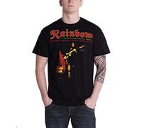 Officially Liscenced Product Rainbow Live In Munich Camiseta de Grupos de música, Negro, X-Large para Hombre