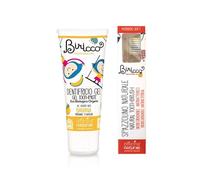 Officina Naturae Biricco - Juego de higiene bucal para niños, pasta de dientes de plátano 75 ml y cepillo ecológico sostenible vegano