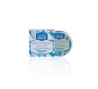 Officina Naturae | Dentífrico de viaje en pastillas, pasta de dientes sólida en tabletas con sabor a menta, 100% reciclable, 21 tabletas