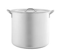 Officine Standard 453040 - Olla de aluminio y tomate, 40 cm, con tapa, mango inoxidable