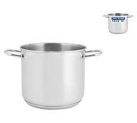 Officine Standard INOX Sara cm20 - Ollas y preparación de Cocina, 2 litros, Acero Inoxidable
