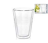 Officine Standard vd600921 Duplex Juego 2 Vasos de Doble Pared (Capacidad 30 cl